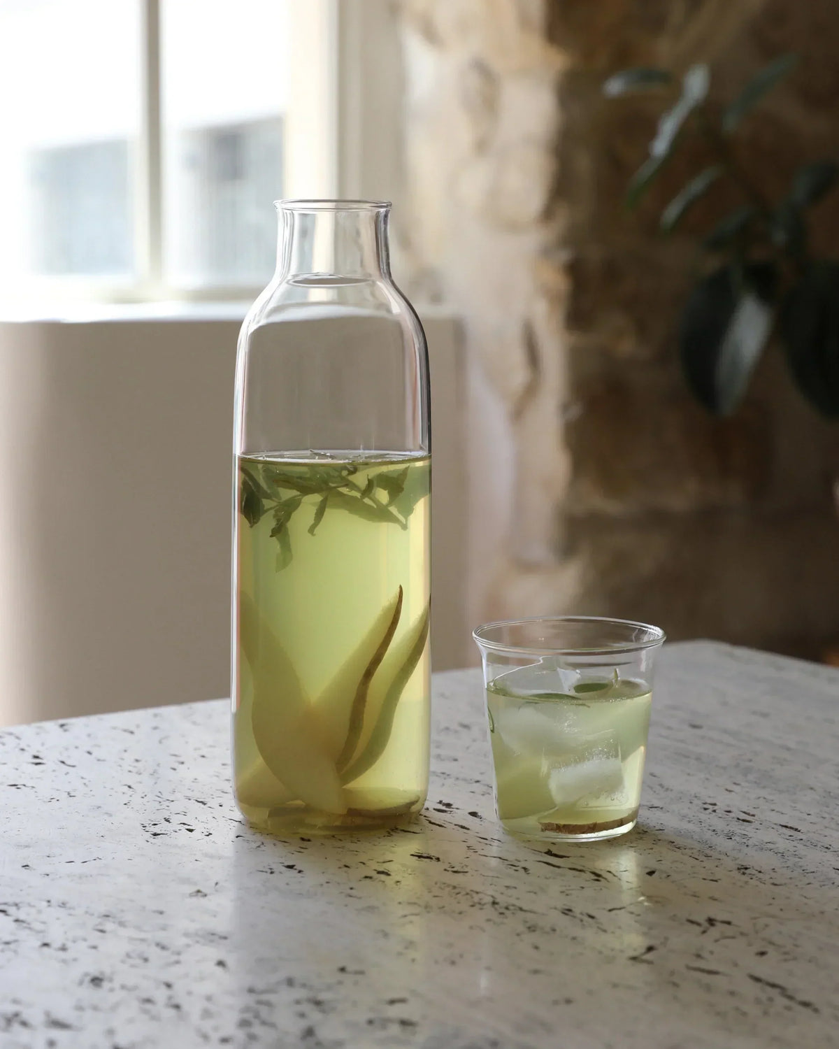 Cold-brewed Gyokuro, Pear, Myoga & Verbena Infusion