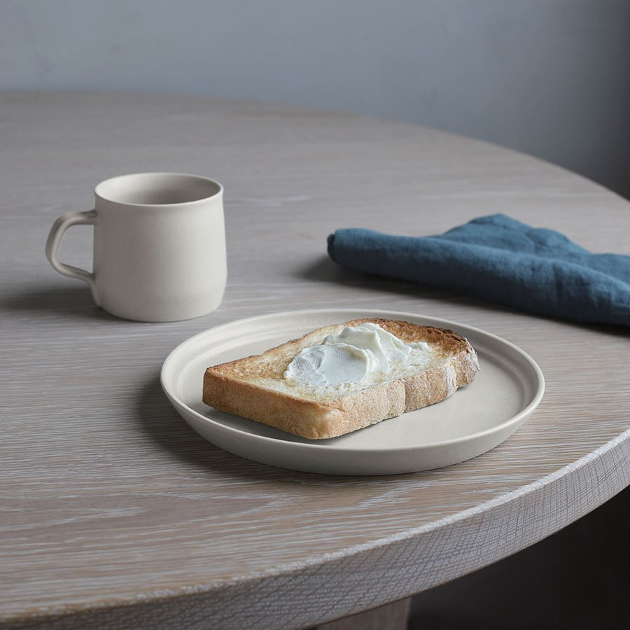 KINTO FOG PLATE 160MM ASH WHITE