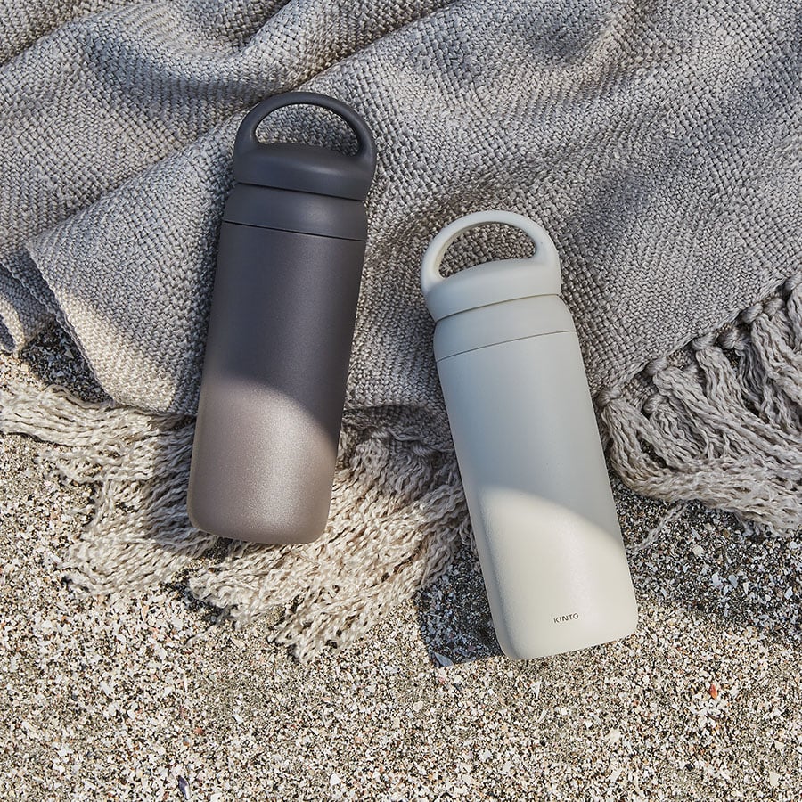 Kinto TRAVEL TUMBLER / DAY OFF TUMBLER 500ml silicone ring (A) black 2