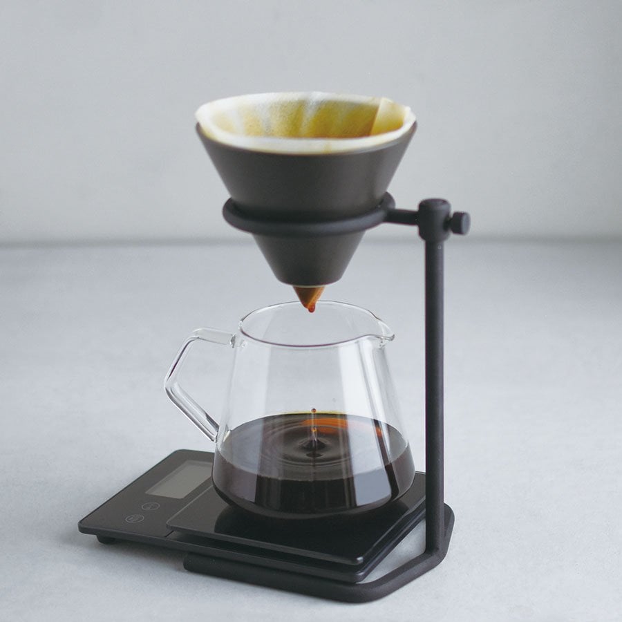KINTO SCS-S04 BREWER STAND SET 2CUPS BLACK-NO-COLOR