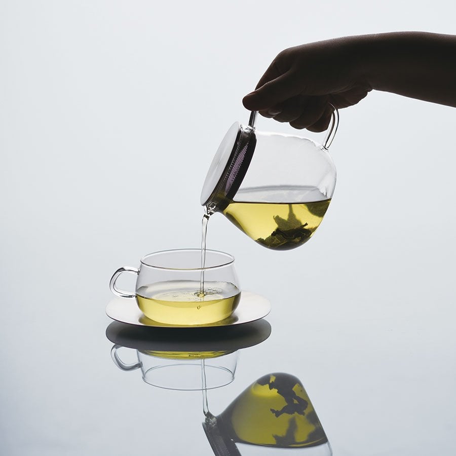 KINTO UNITEA ONE TOUCH TEAPOT 460ML CLEAR