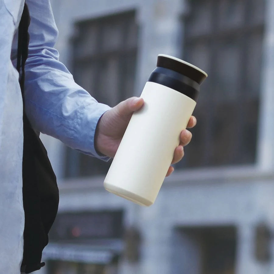 Kinto TRAVEL TUMBLER / DAY OFF TUMBLER 500ml silicone ring (A) black 1
