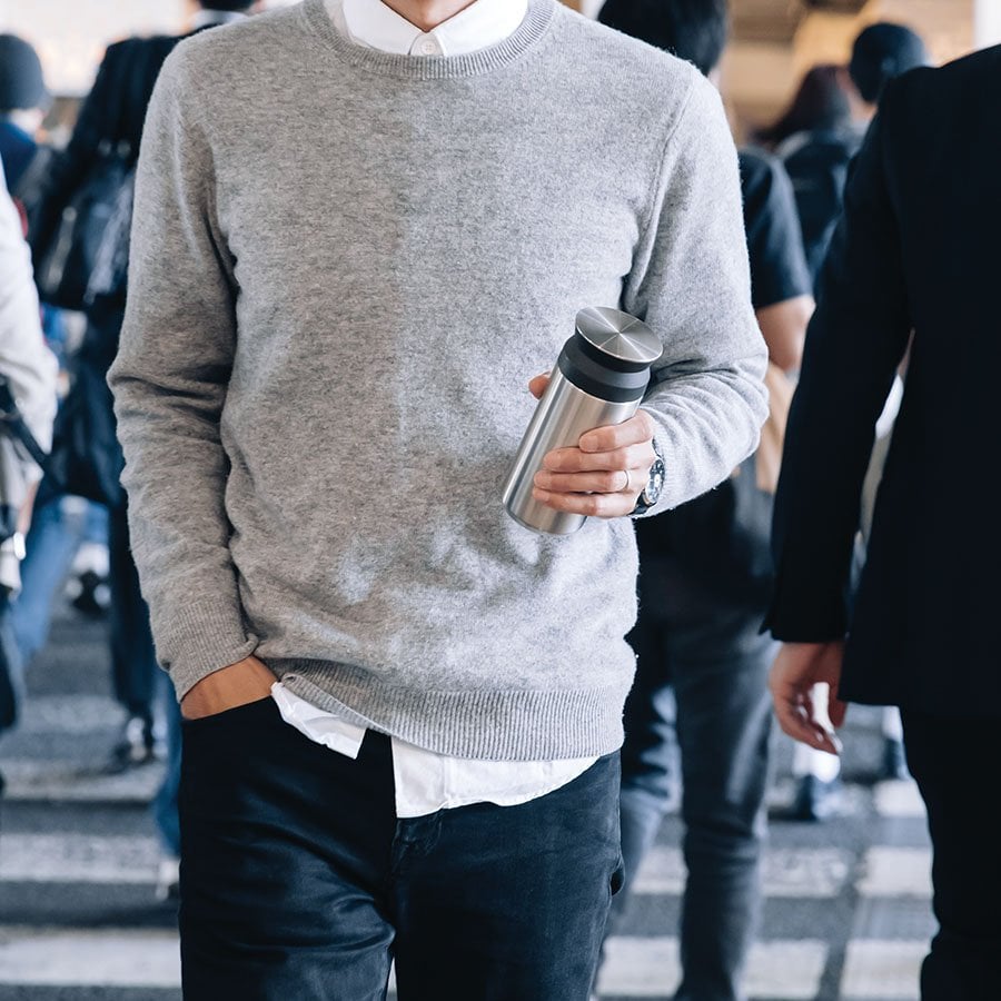 Kinto TRAVEL TUMBLER 350ml stainless steel 2