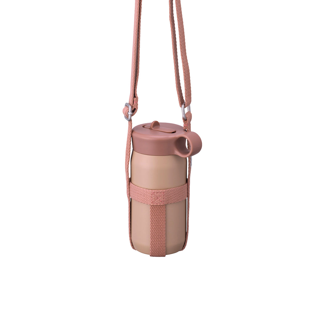 KINTO PLAY TUMBLER 300ML WITH STRAP SET ASH PINK