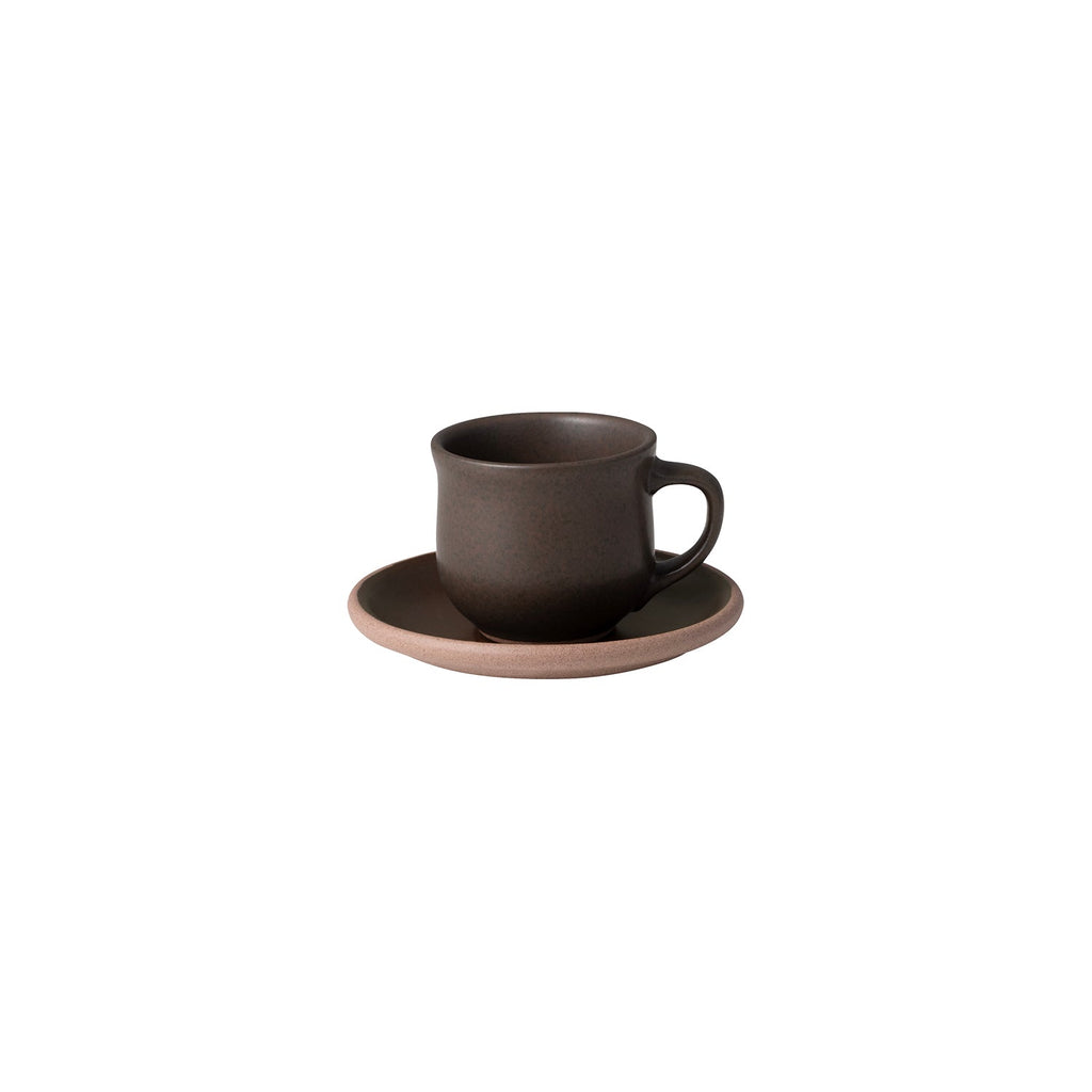 Kinto MUI cup & saucer 90ml brown 0