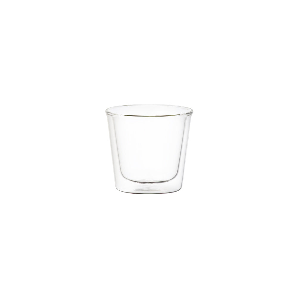 KINTO CAST DOUBLE WALL ROCK GLASS 250ML CLEAR