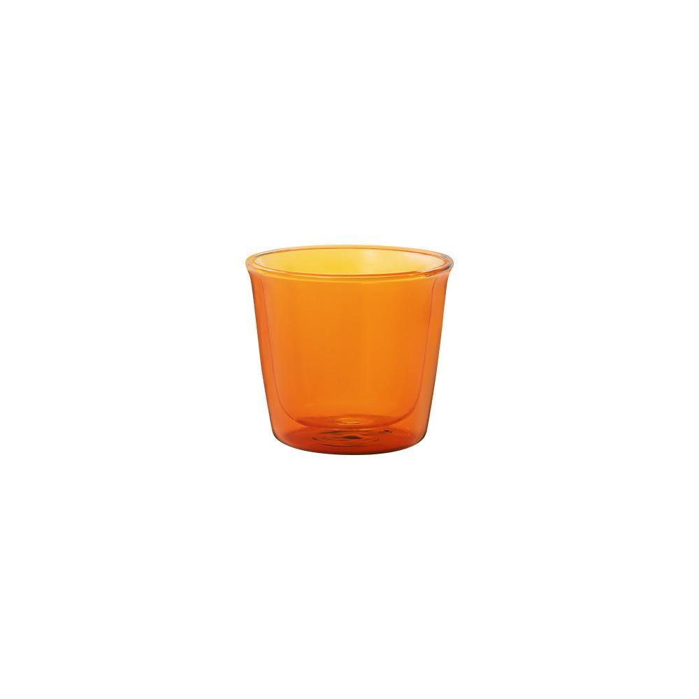 Kinto CAST AMBER double wall glass 250ml amber 0