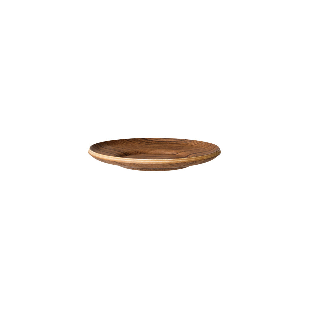 Kinto SEPIA nonslip saucer 130mm teak 0