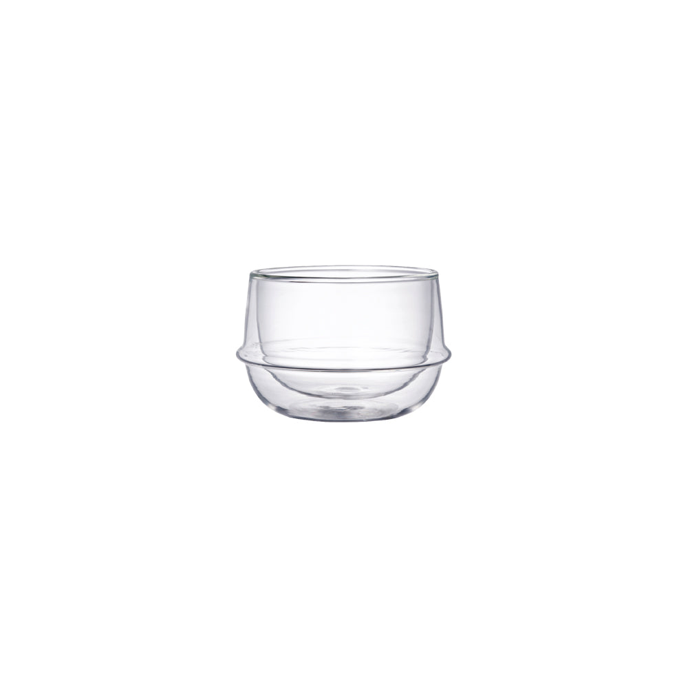 KINTO KRONOS DOUBLE WALL TEA CUP 200ML CLEAR 1