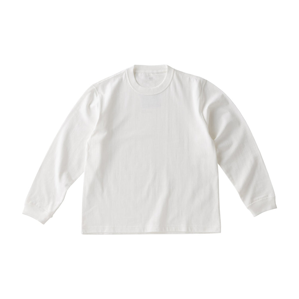Kinto FUTO loopwheel knit long sleeve top S white 0