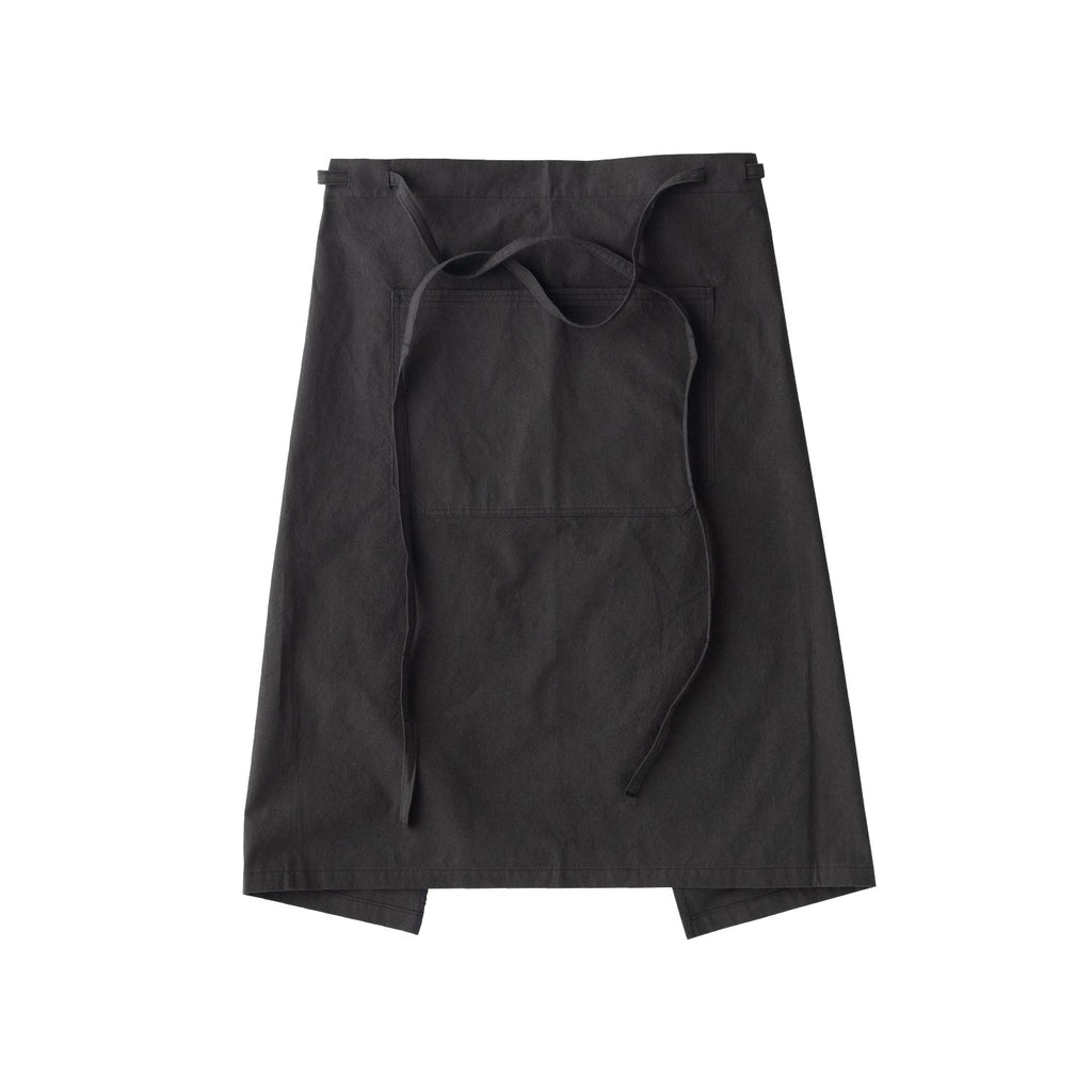 Kinto FUTO cotton half apron black khaki 0