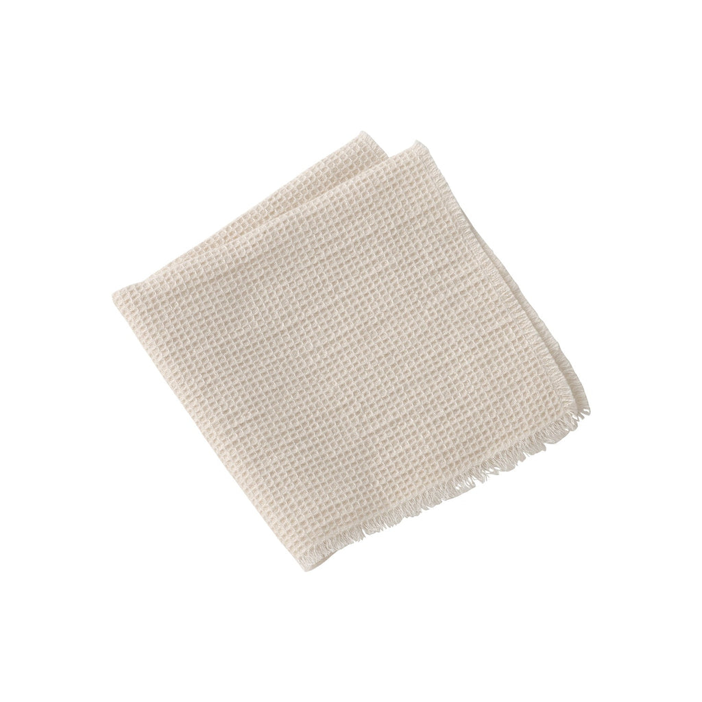 Kinto FUTO waffle face cloth 360x360mm off-white 0