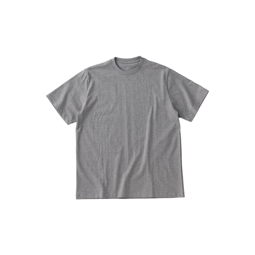 Kinto FUTO loopwheel knit short sleeve t-shirt S gray melange 0