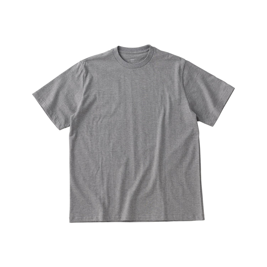 Kinto FUTO loopwheel knit short sleeve t-shirt M gray melange 0