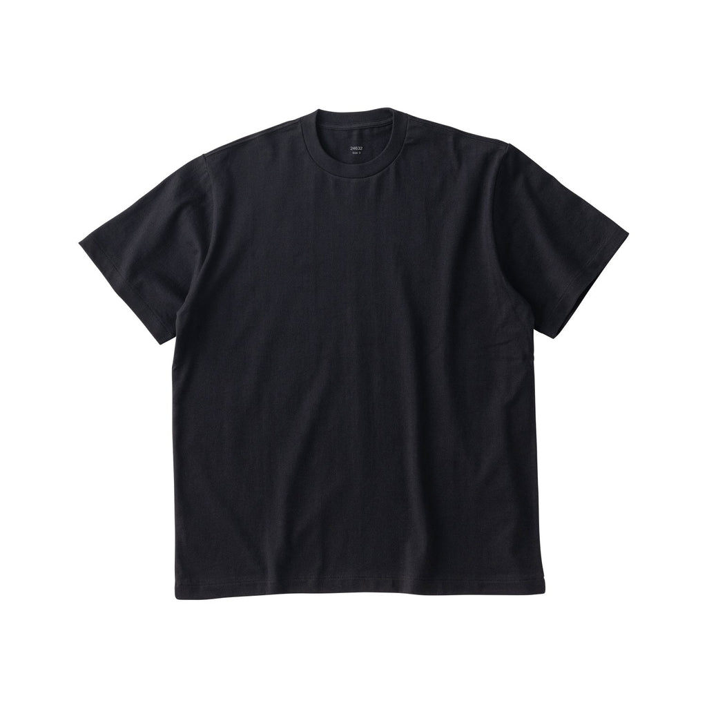Kinto FUTO loopwheel knit short sleeve t-shirt L black 0