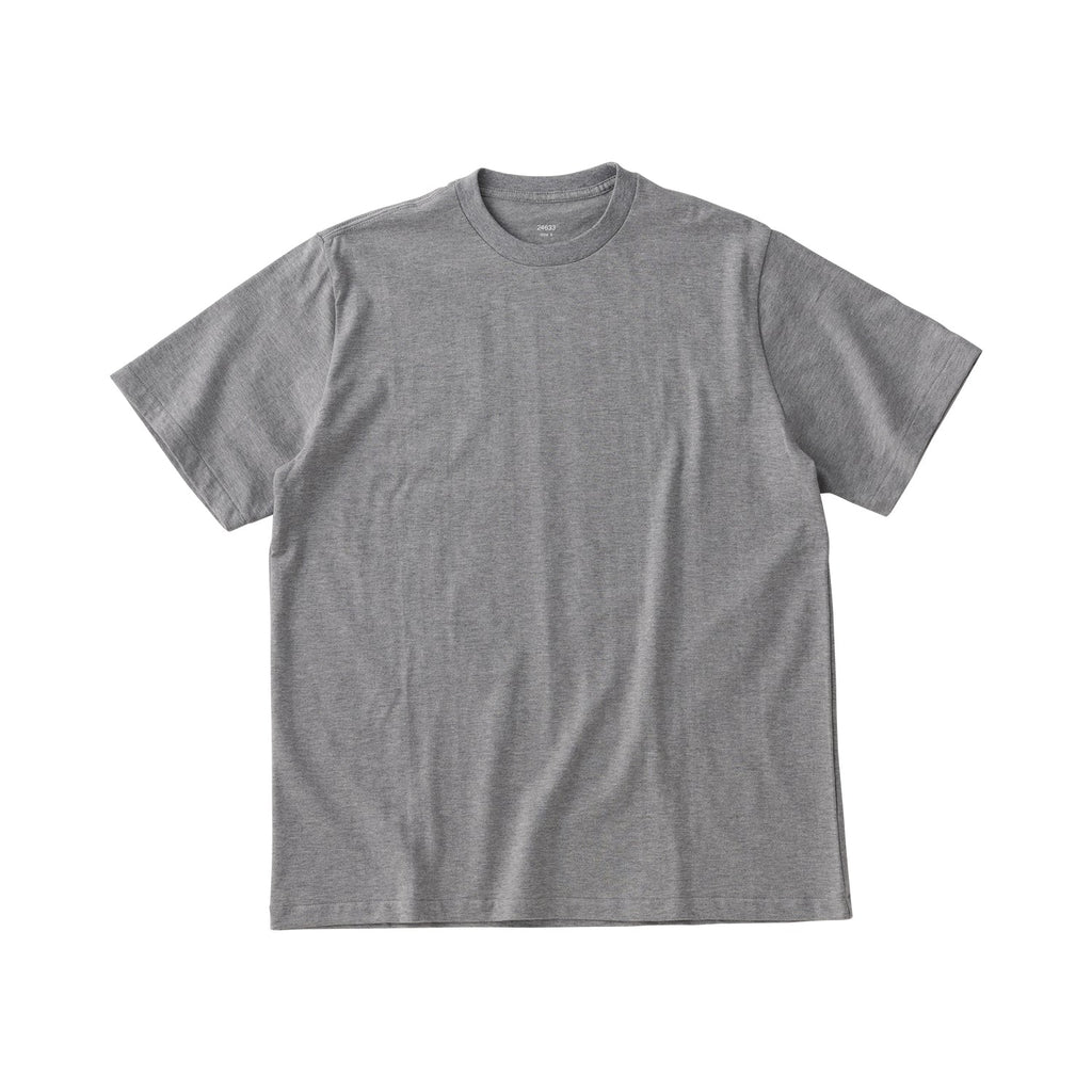 Kinto FUTO loopwheel knit short sleeve t-shirt L gray melange 0
