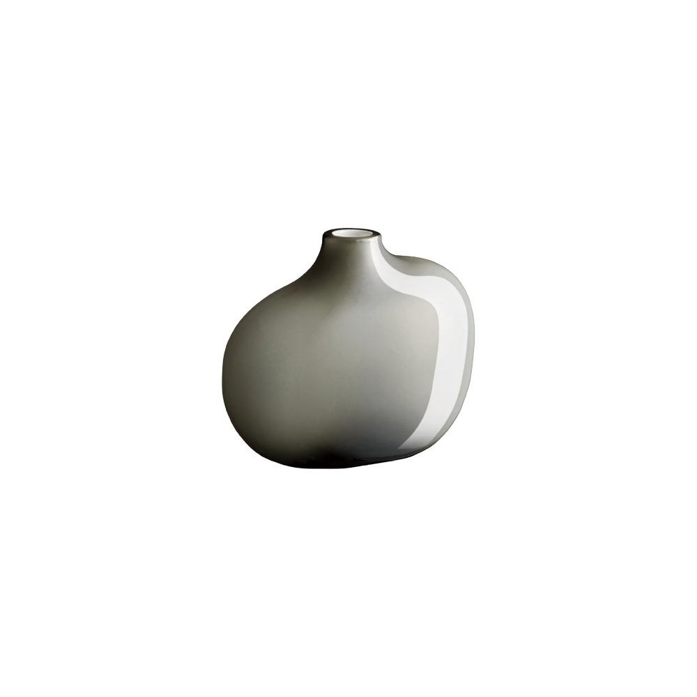 Kinto SACCO vase glass 01 gray 0
