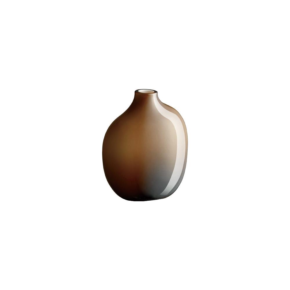 Kinto SACCO vase glass 02 brown 0