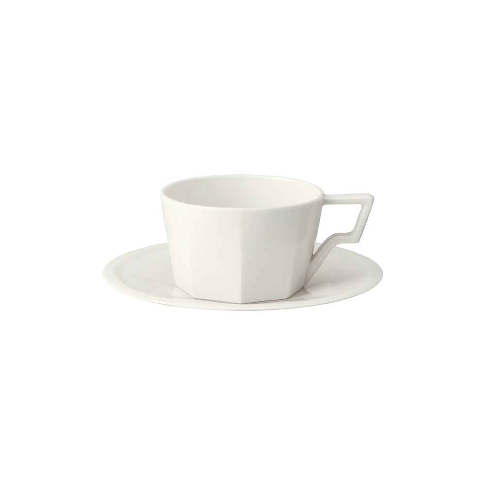 Kinto OCT cup & saucer 300ml white 0