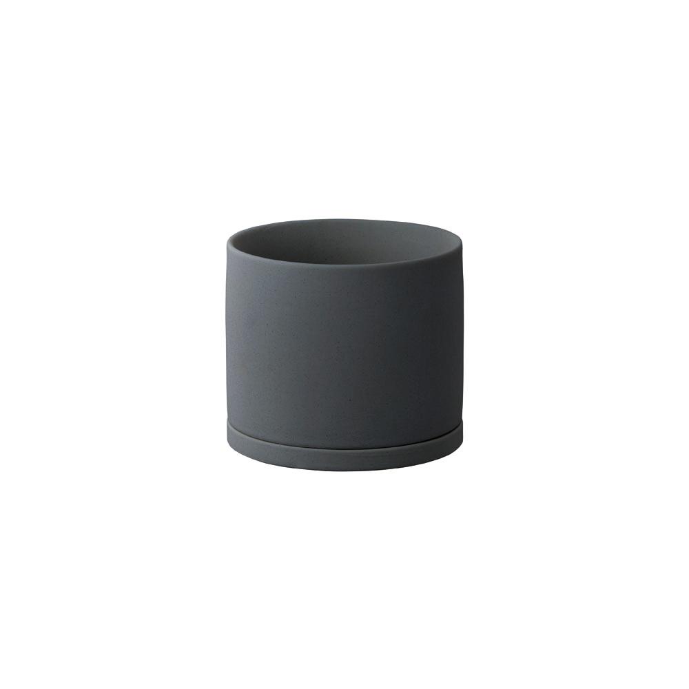Kinto PLANT POT 191_ 105mm dark gray 0