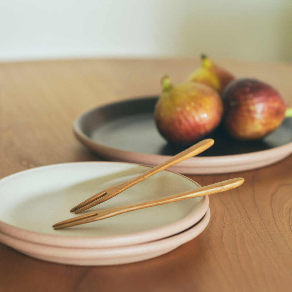 Kinto BAUM fork 140mm teak 2