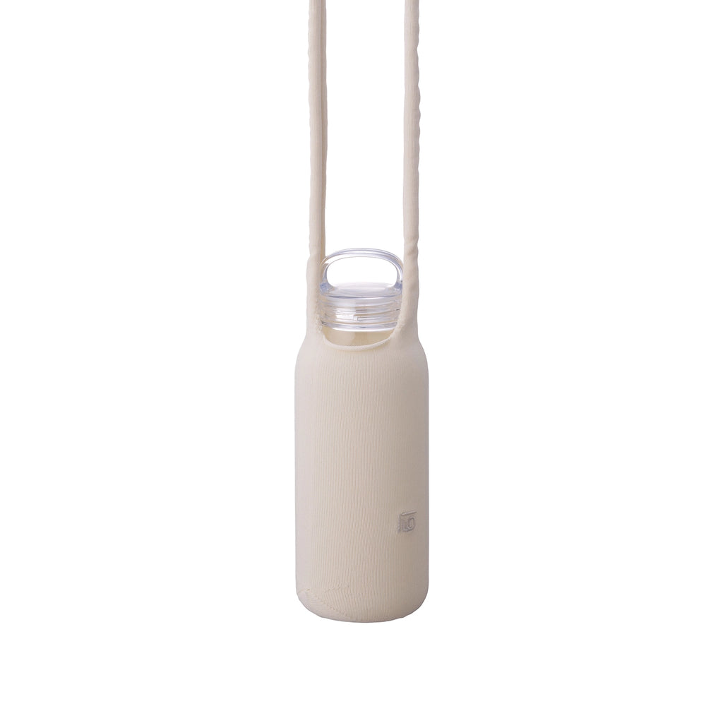 KINTO WATER BOTTLE 500ML + FUTO BOTTLE SLING BAG IVORY