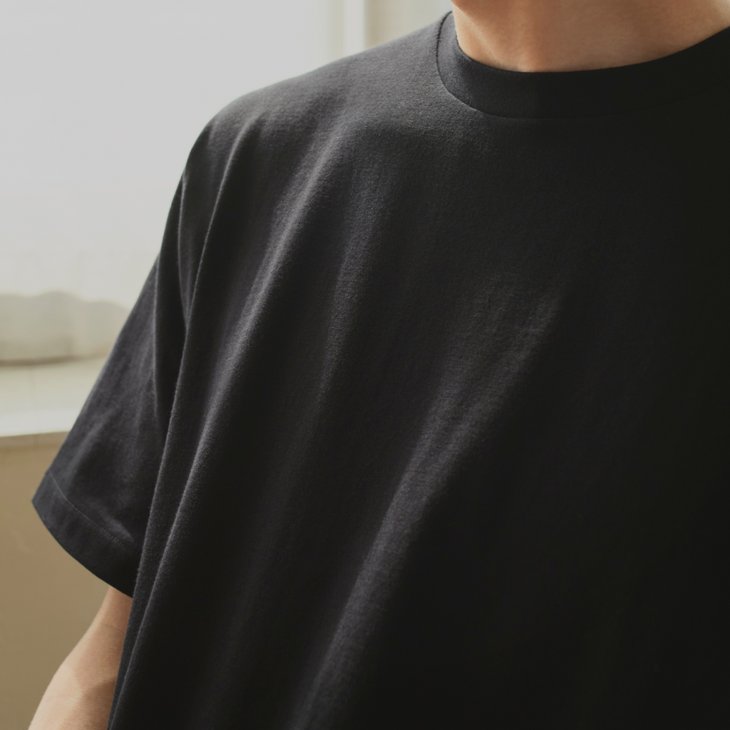 Kinto FUTO loopwheel knit short sleeve t-shirt S white 7