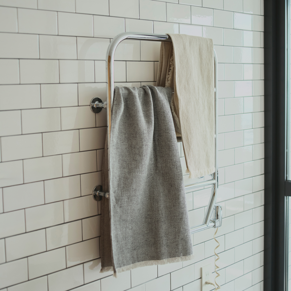 KINTO FUTO WAFFLE SMALL BATH TOWEL 1180X540MM GRAY