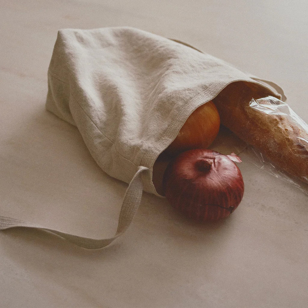 KINTO FUTO LINEN BREAD BAG 150X110X280MM NATURAL