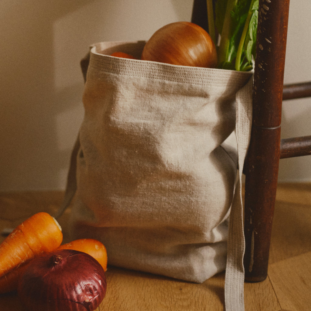 KINTO FUTO LINEN BREAD BAG 150X110X280MM CHARCOAL