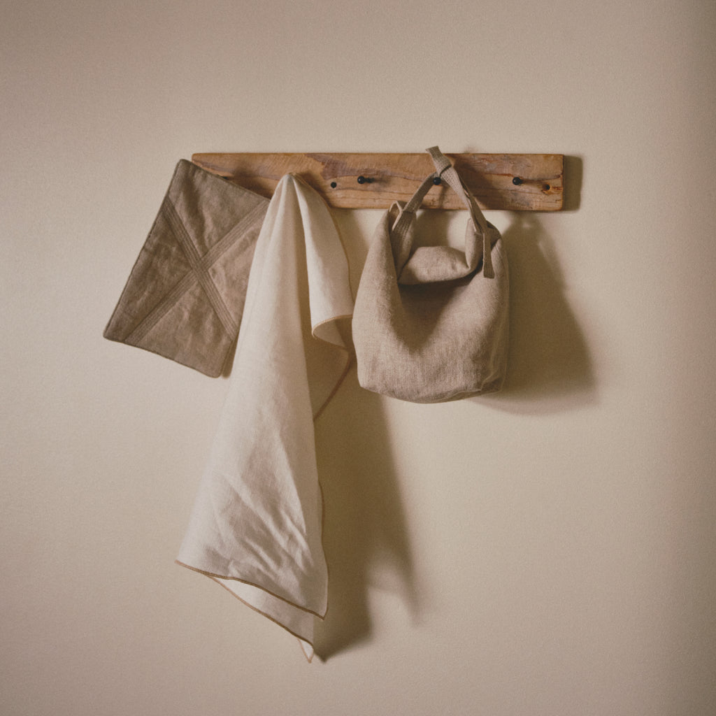 KINTO FUTO LINEN BREAD BAG 110X90X240MM NATURAL