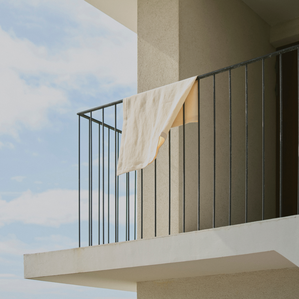 Kinto FUTO waffle half blanket 1400x1000mm off-white 5
