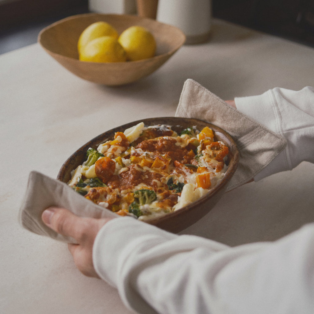 KINTO FUTO LINEN POT HOLDER 200X130MM NATURAL