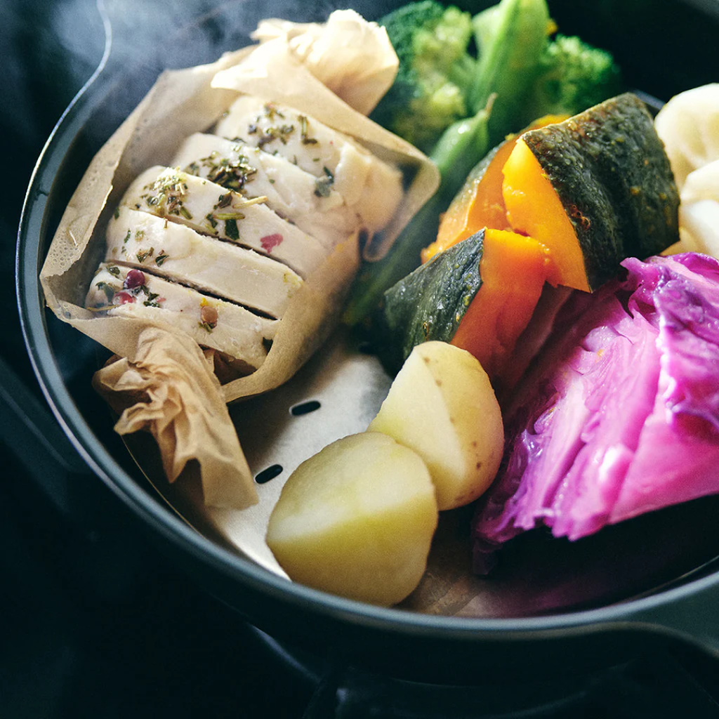 Kinto KAKOMI steam plate 180mm stainless steel 3