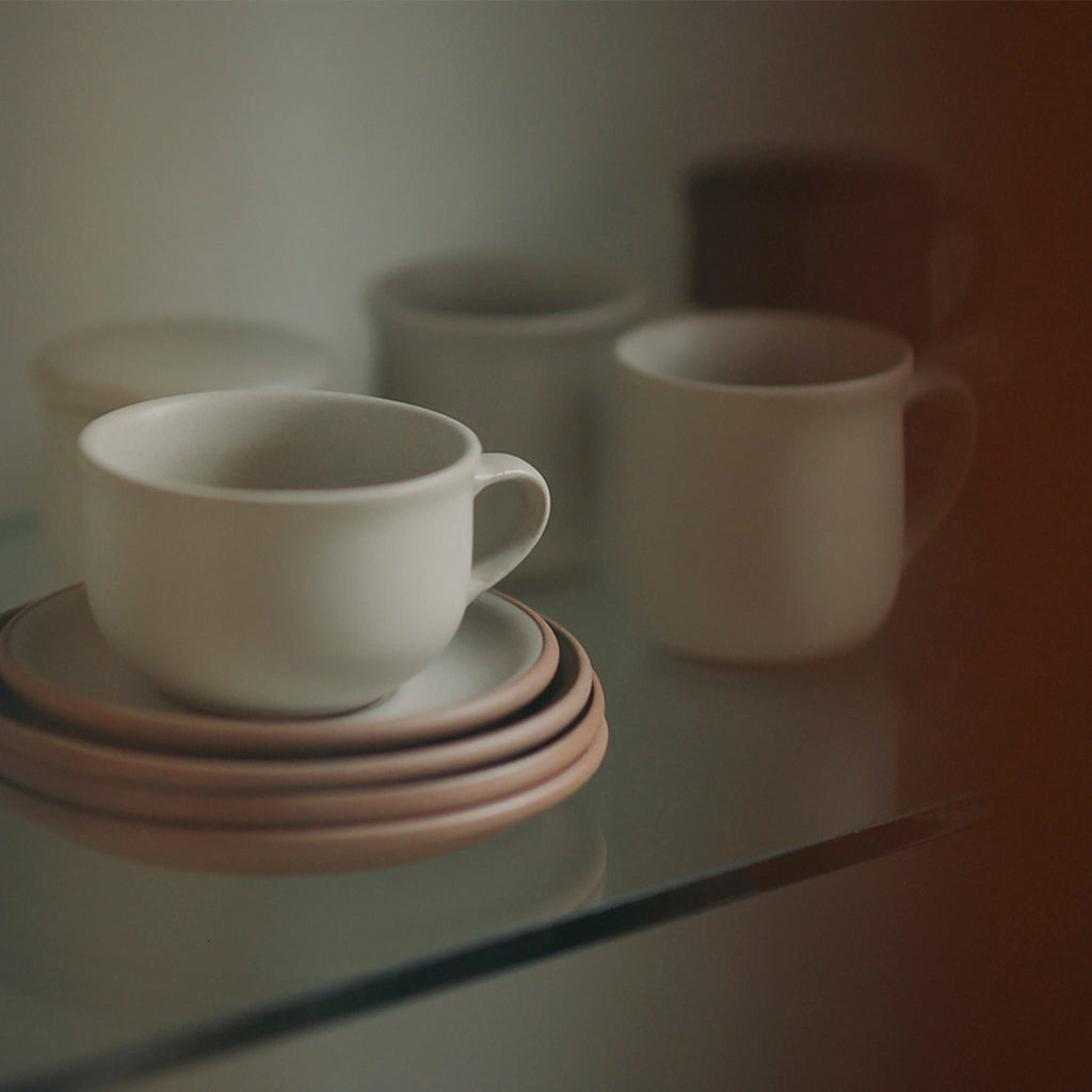 Kinto MUI cup & saucer 300ml sand beige 2