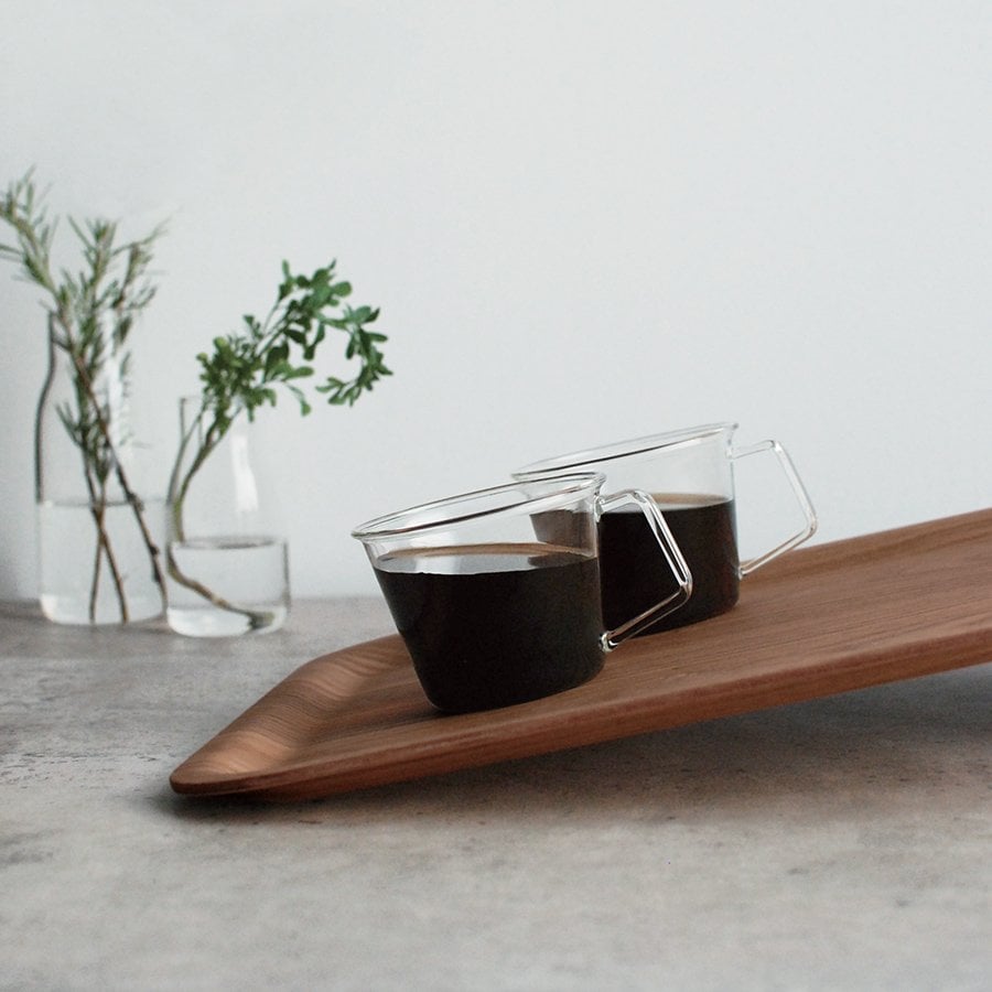 KINTO NONSLIP TRAY 270X200MM TEAK