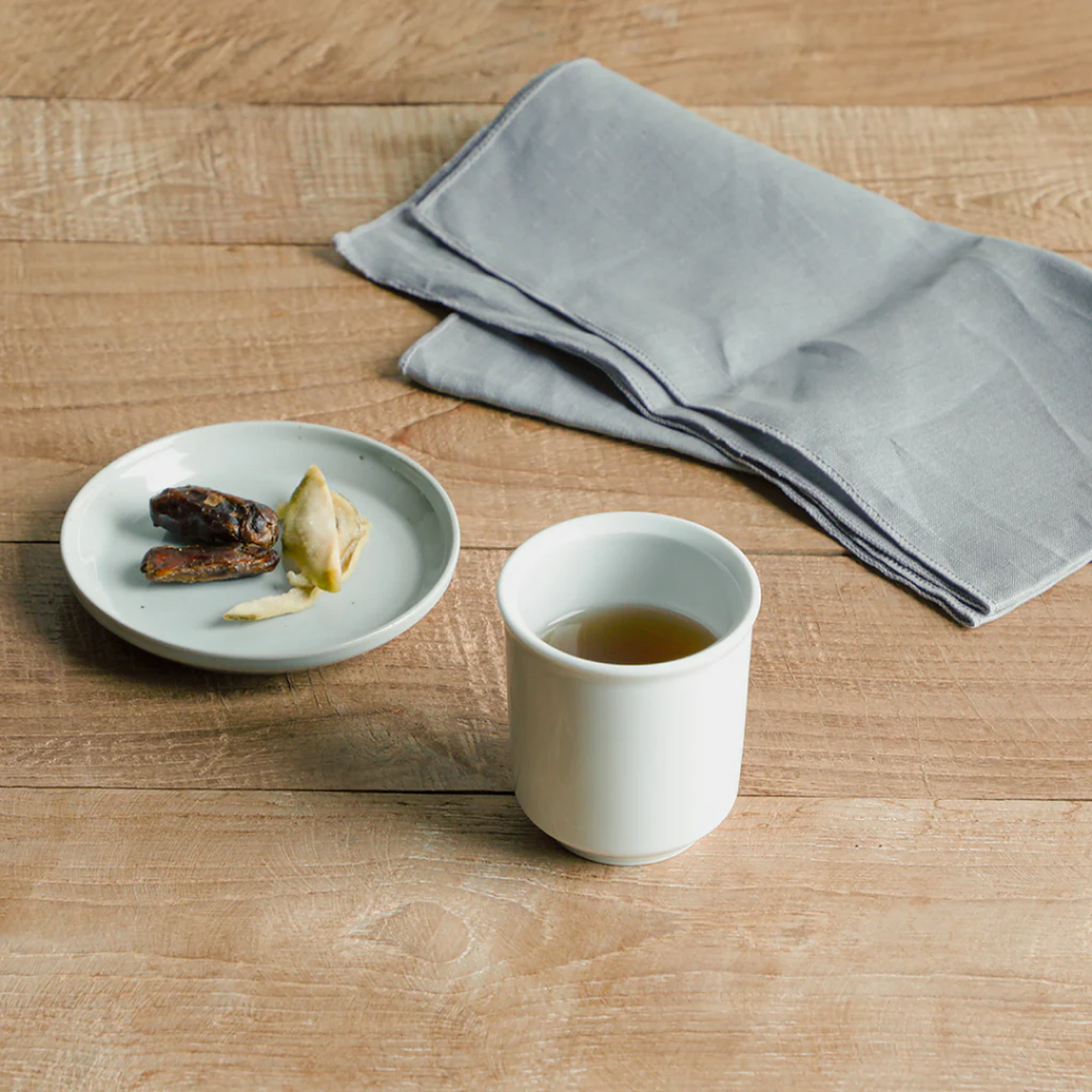 Kinto RIM tea cup 180ml matte black 2