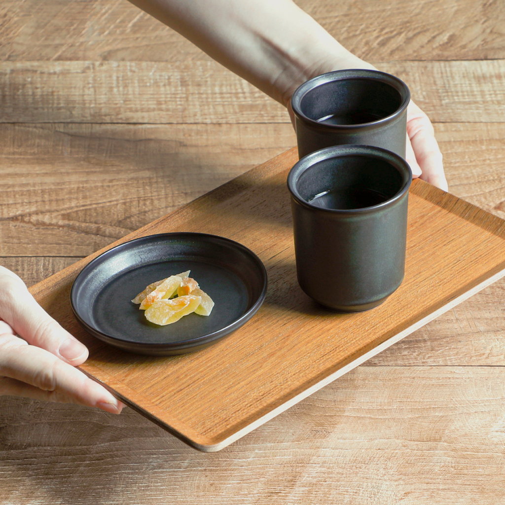 KINTO RIM TEA CUP 180ML MATTE BLACK