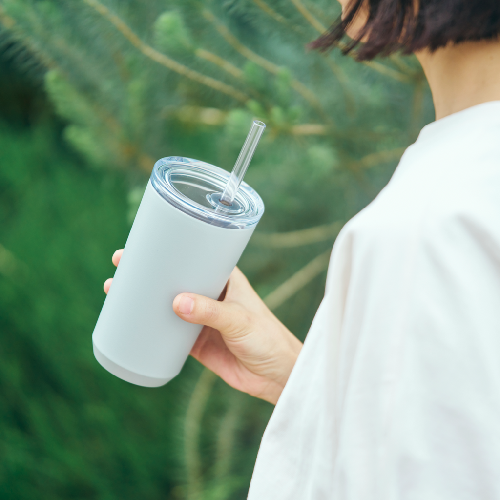 KINTO TO GO TUMBLER 480ML WITH STRAW ICE GRAY