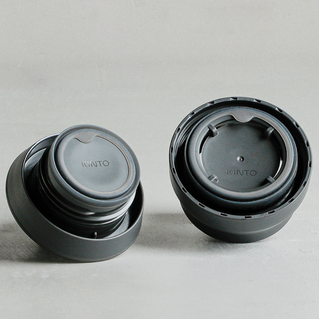 Kinto TRAVEL TUMBLER / DAY OFF TUMBLER 500ml silicone ring (B) black 2