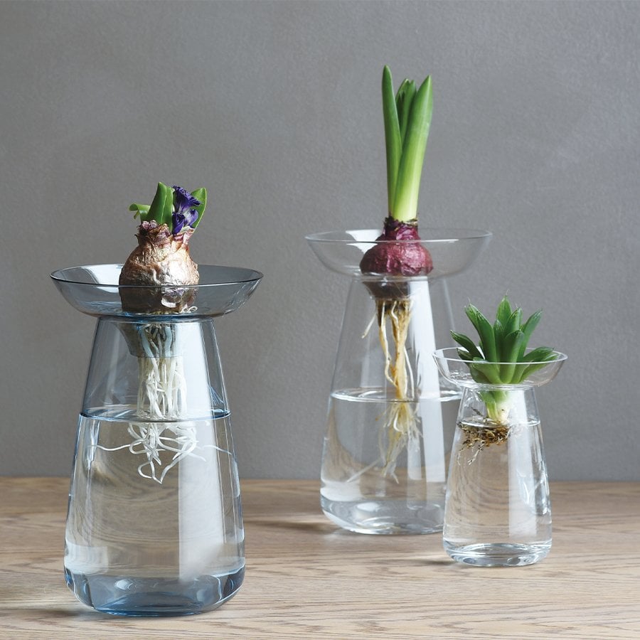 KINTO AQUA CULTURE VASE 120MM BLUE