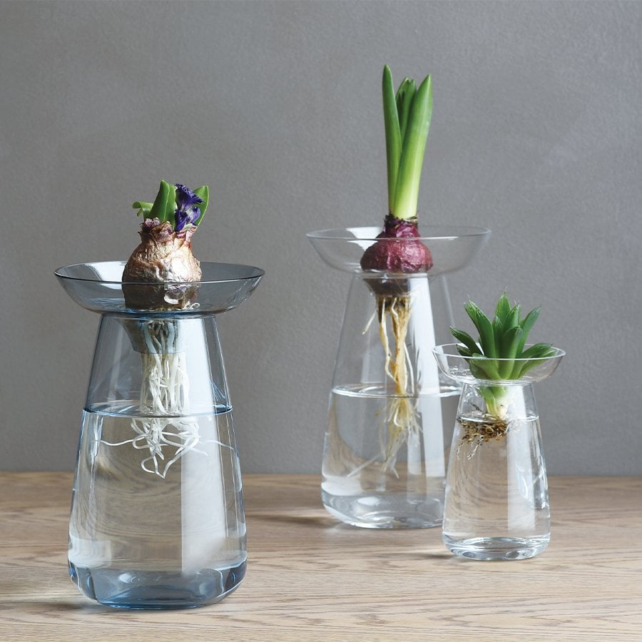 KINTO AQUA CULTURE VASE 80MM BLUE