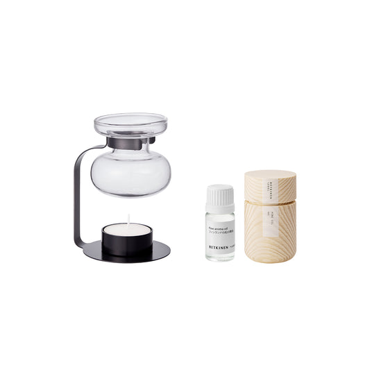 KINTO x Hetkinen Gift Set: Aroma Oil Warmer & Organic Pine Oil