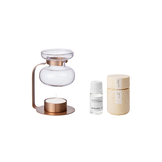 KINTO x Hetkinen Gift Set: Aroma Oil Warmer & Organic Pine Oil