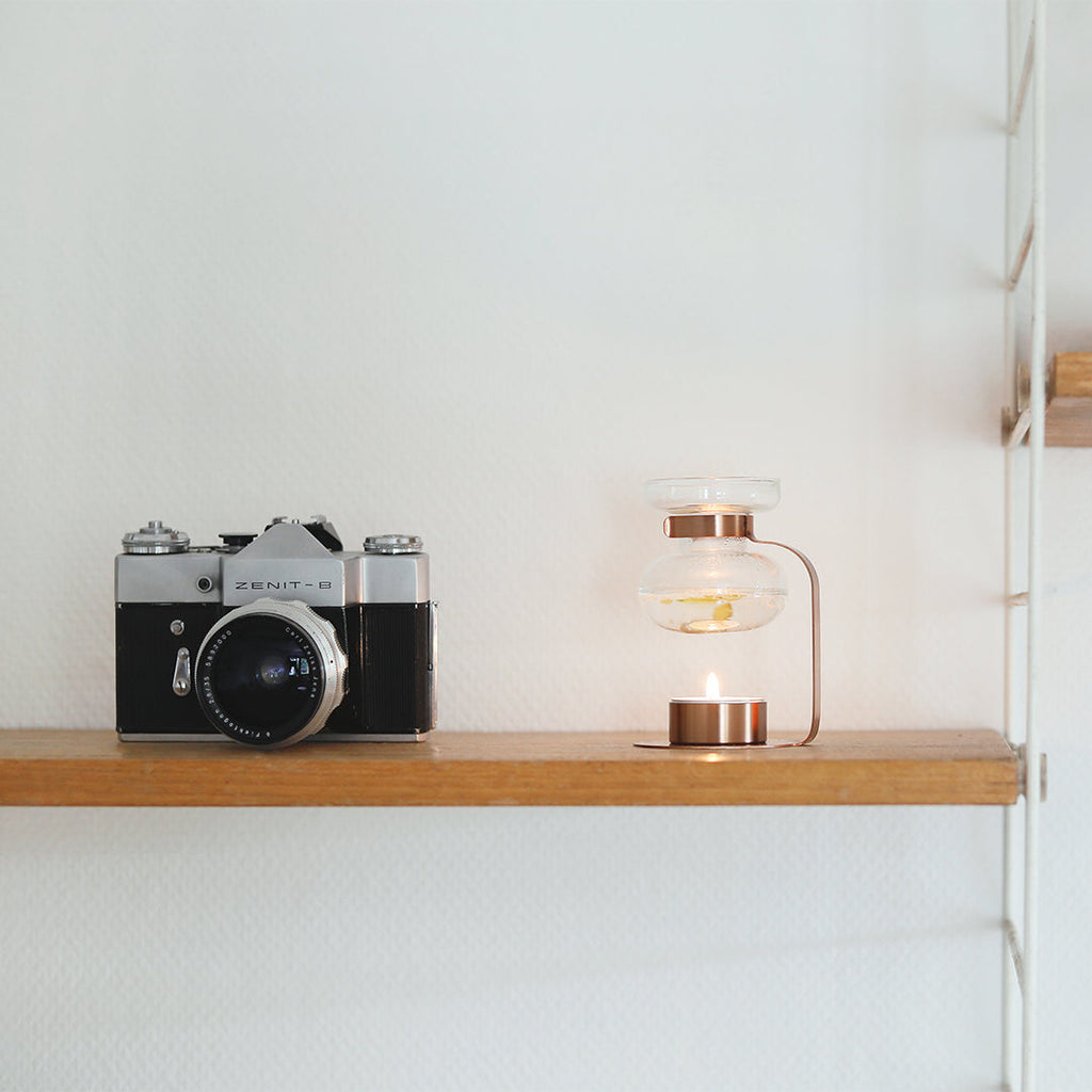 Kinto AROMA OIL WARMER copper 2