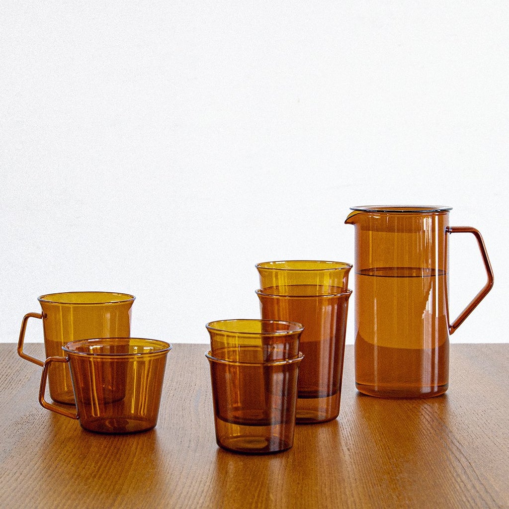 KINTO CAST AMBER GLASS 430ML AMBER