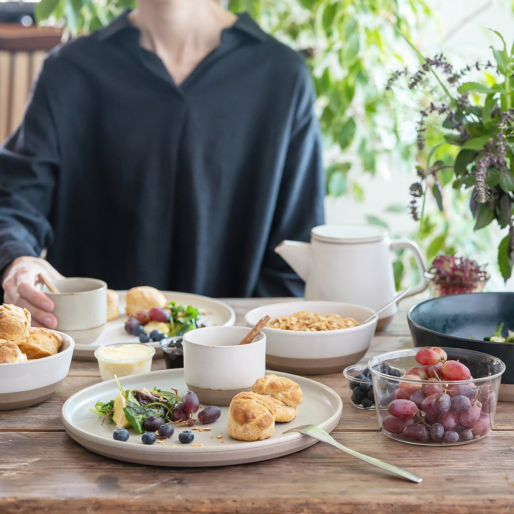 Kinto CLK-151 plate 250mm white 3