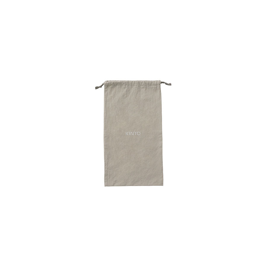 Kinto KINTO gift bag 200x380mm cotton gray 0