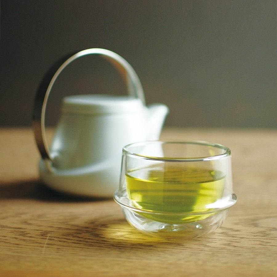 KINTO KRONOS DOUBLE WALL TEA CUP 200ML CLEAR