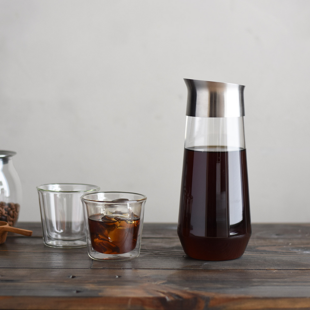 Kinto LUCE cold brew carafe 1L clear 2